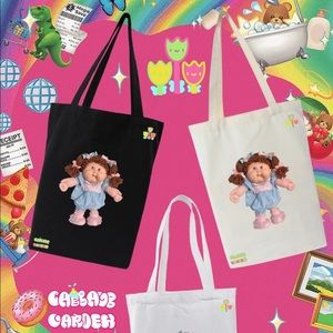 Cabbage Garden Cabbage Patch Kids  Canvas Tote bag🛍️Cabbage Patch Dolls Cute